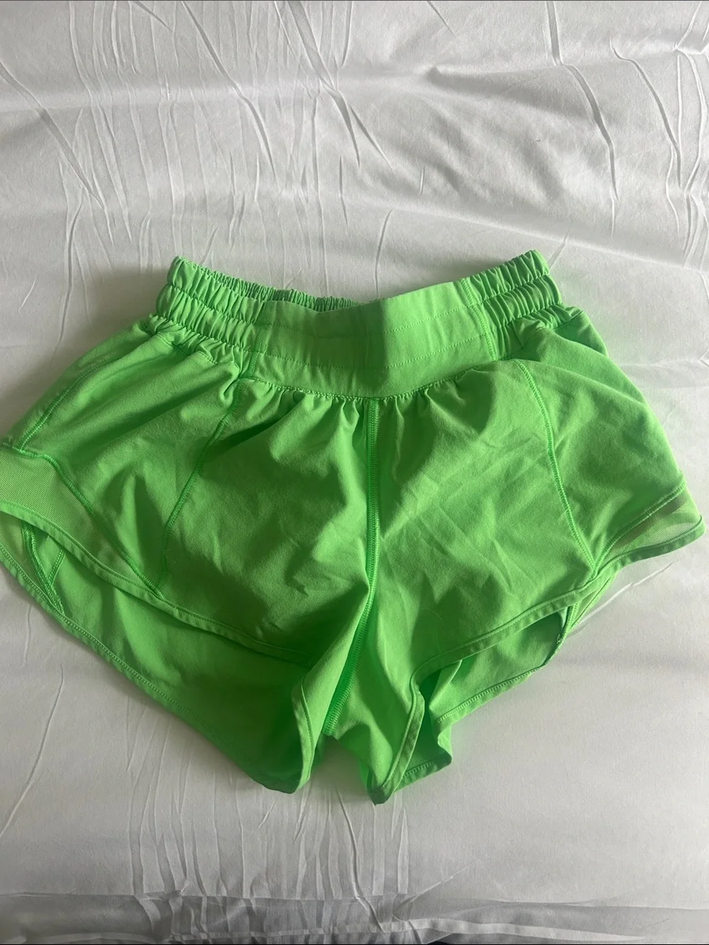 Women’s Neon Green Athletic Shorts